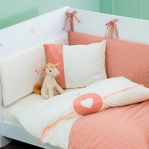 Комплект детского постельного белья для кроватки 70х110 см бежевый Romantic Baby CILEK ROMANTIC BABY 00-3832518 Бежевый