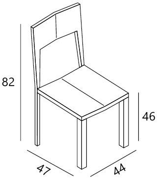 ELITE TO BE Стул из массива дерева и металла Noa sun-id-1426127 - Вид №7