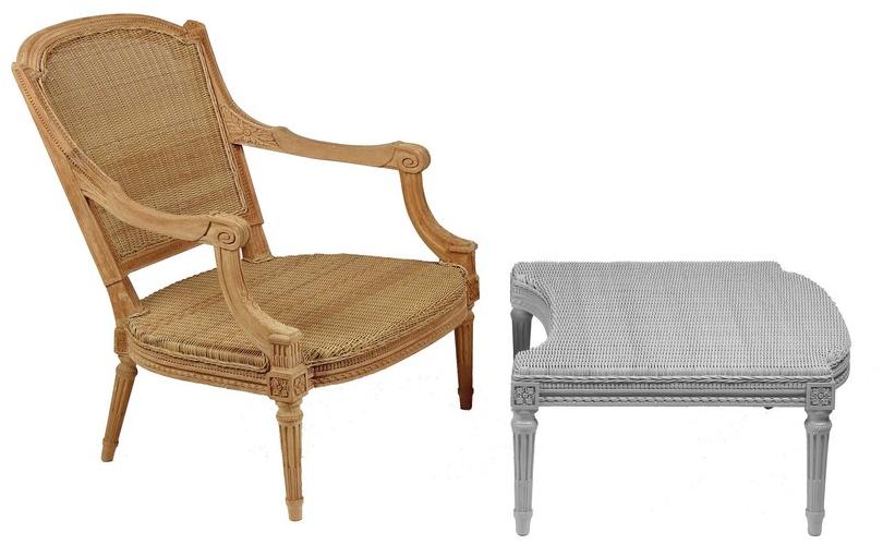 ASTELLO Poltrona bergere из тика Gardénia GARDENIA sun-id-1356802 - Вид №3