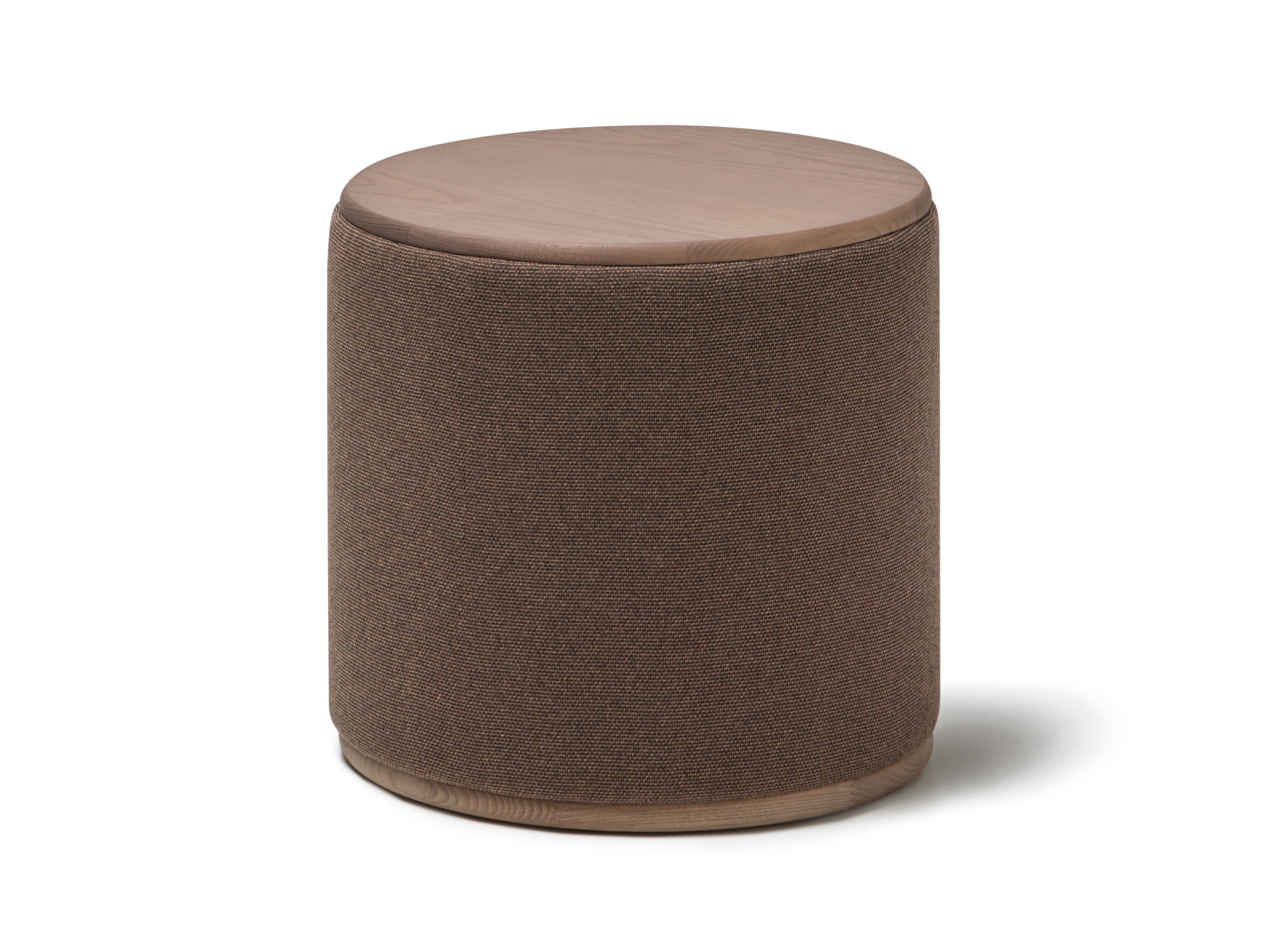 Высокий круглый журнальный столик из ткани Blasco&Vila Mant ARCH-00048084