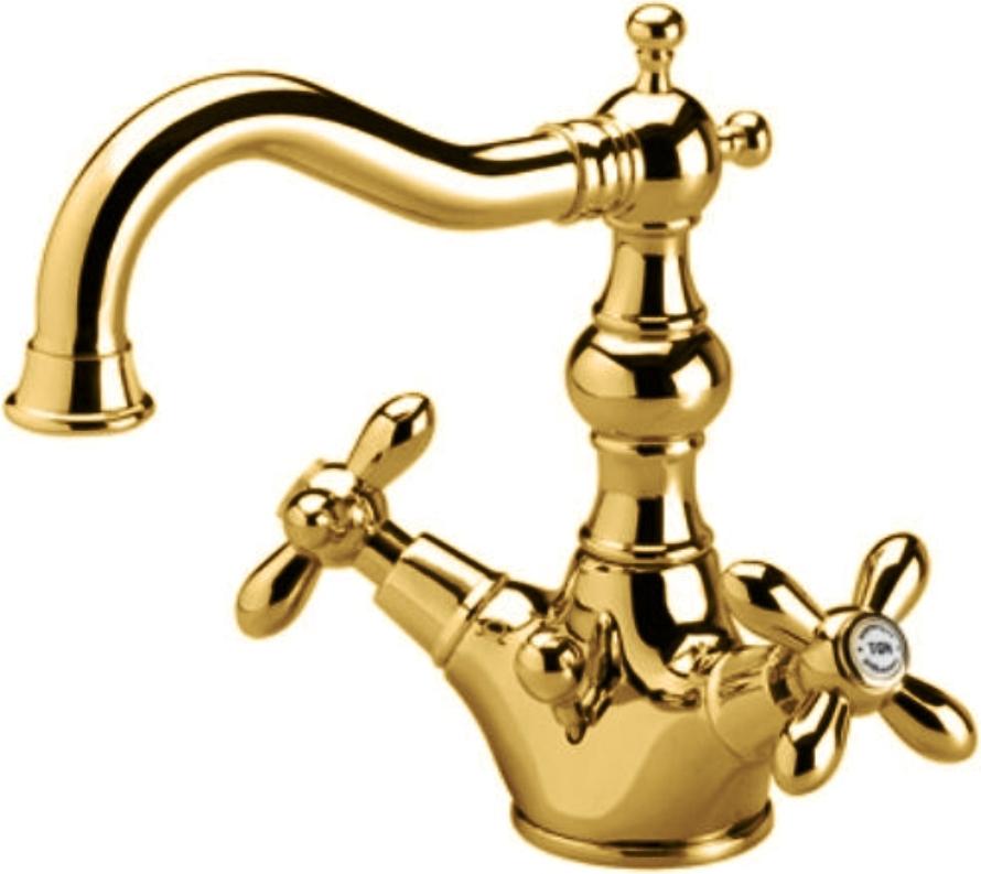 Смеситель MIGLIORE Princeton Plus ML.PRP-8034.CRDO для раковины - хром/золото  - Вид №1