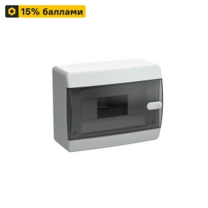 Распределительный щит IEK ЩРН-П-8 на 8 модулей с защитой IP41 89370928