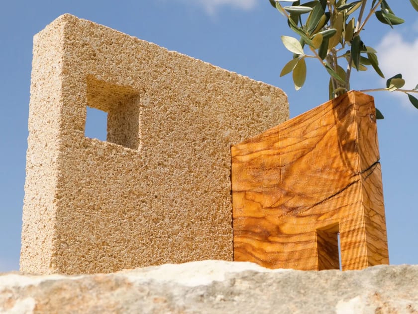 Безделушка / скульптура из камня Лечче и оливкового дерева PIMAR руины ARCH-00080759