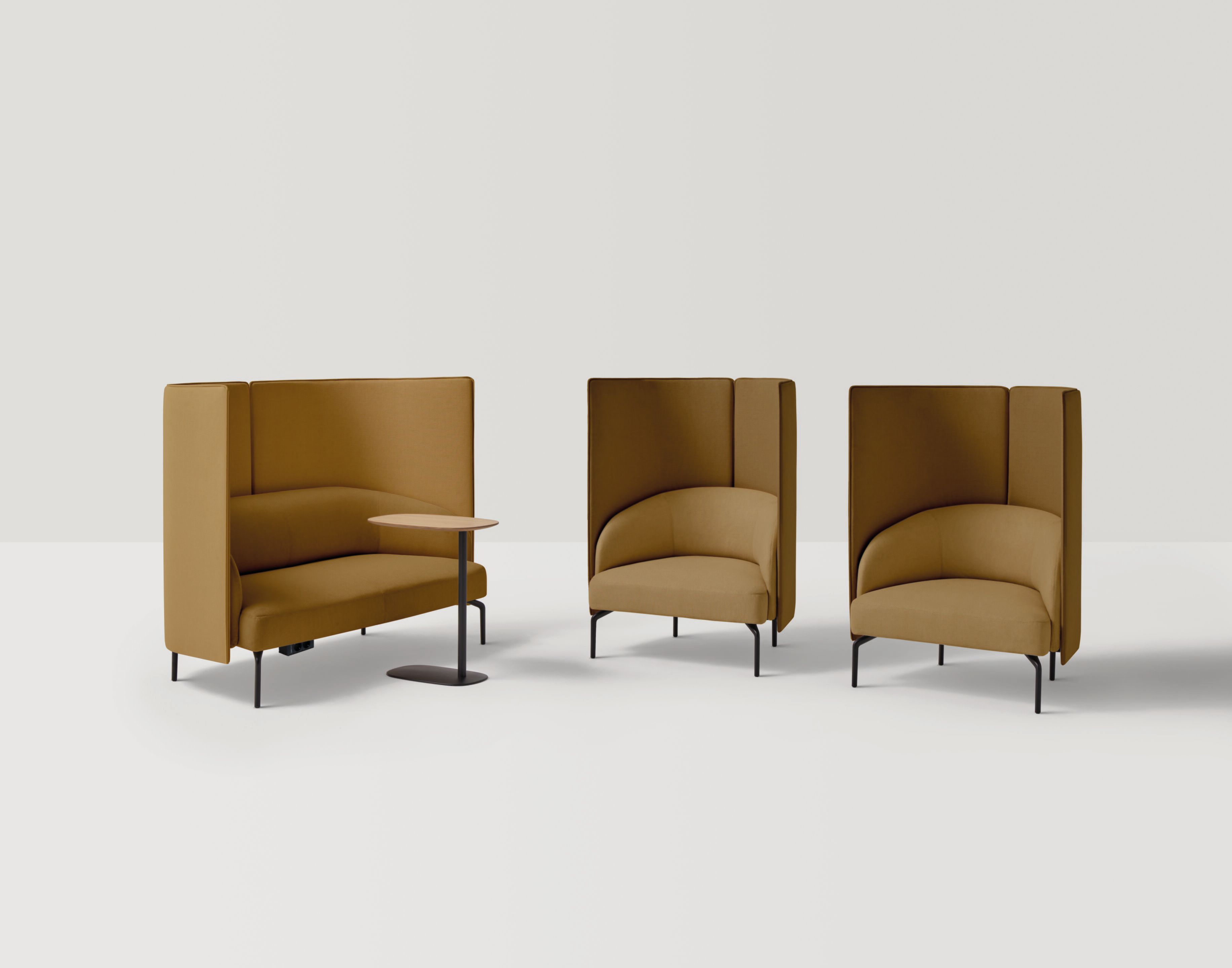 3-местный тканевый диван с высокой спинкой INCLASS Kern ARCH-00018338 - Вид №1