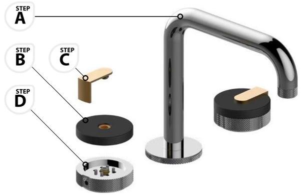 GRAFF Термостатический душевой набор с тарелкой Mod+ 5576000 - Вид №1