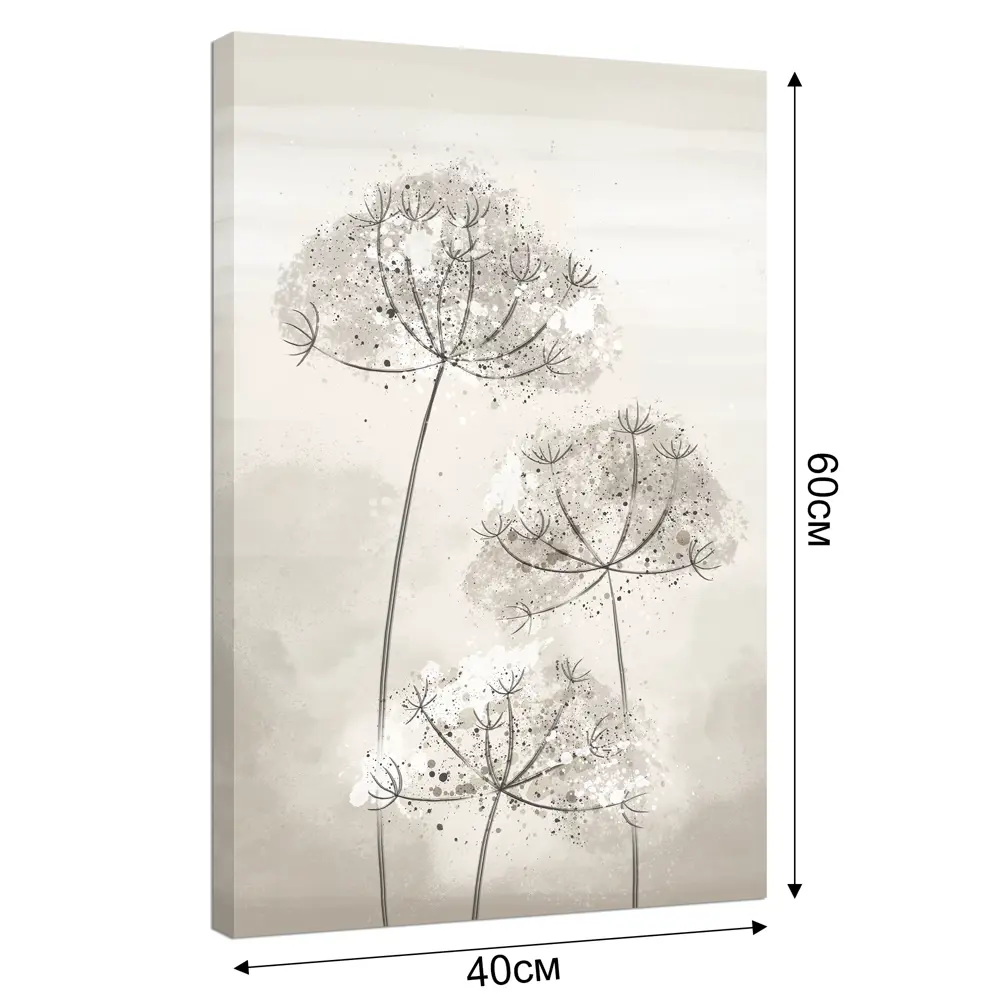 Santreyd Картина Полевые зонты - дизайнерский декор 40x60 см 86551635 STLM-0070037 - Вид №2