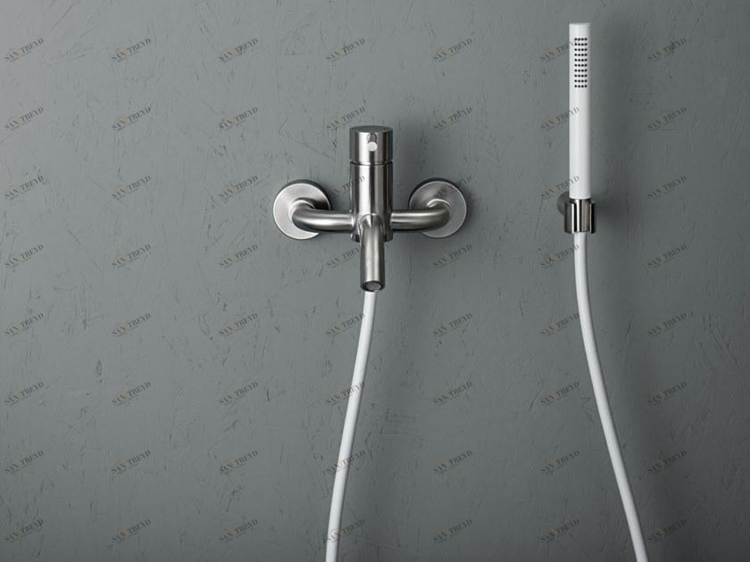 Quadrodesign Смеситель для ванны настенный с ручным душем Source sun-id-1446415