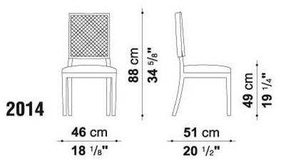 Maxalto Стул из массива дерева со спинкой из соломы Calipso sun-id-1484040 - Вид №3