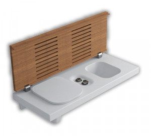 YXJR01 G-FULL 120x50 туалет слева Hatria