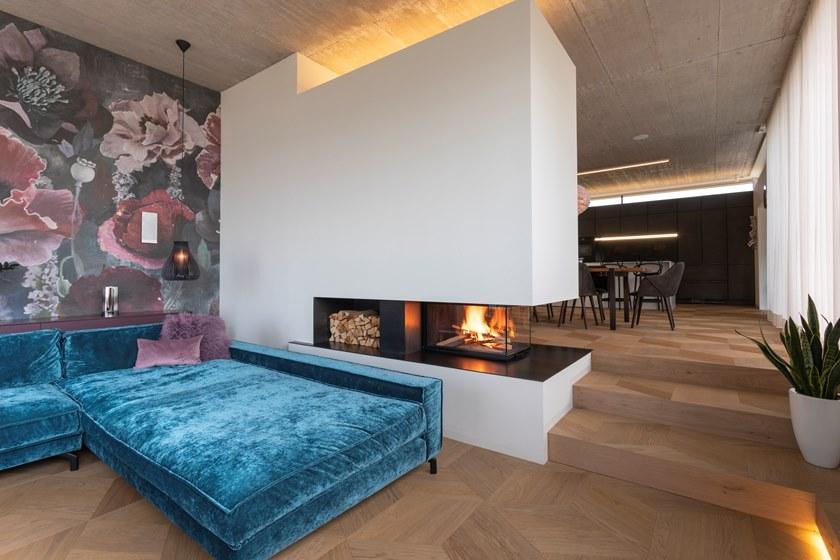 RÜEGG Дровяной трехсторонний камин из стали Flex line sun-id-1432284 - Вид №3