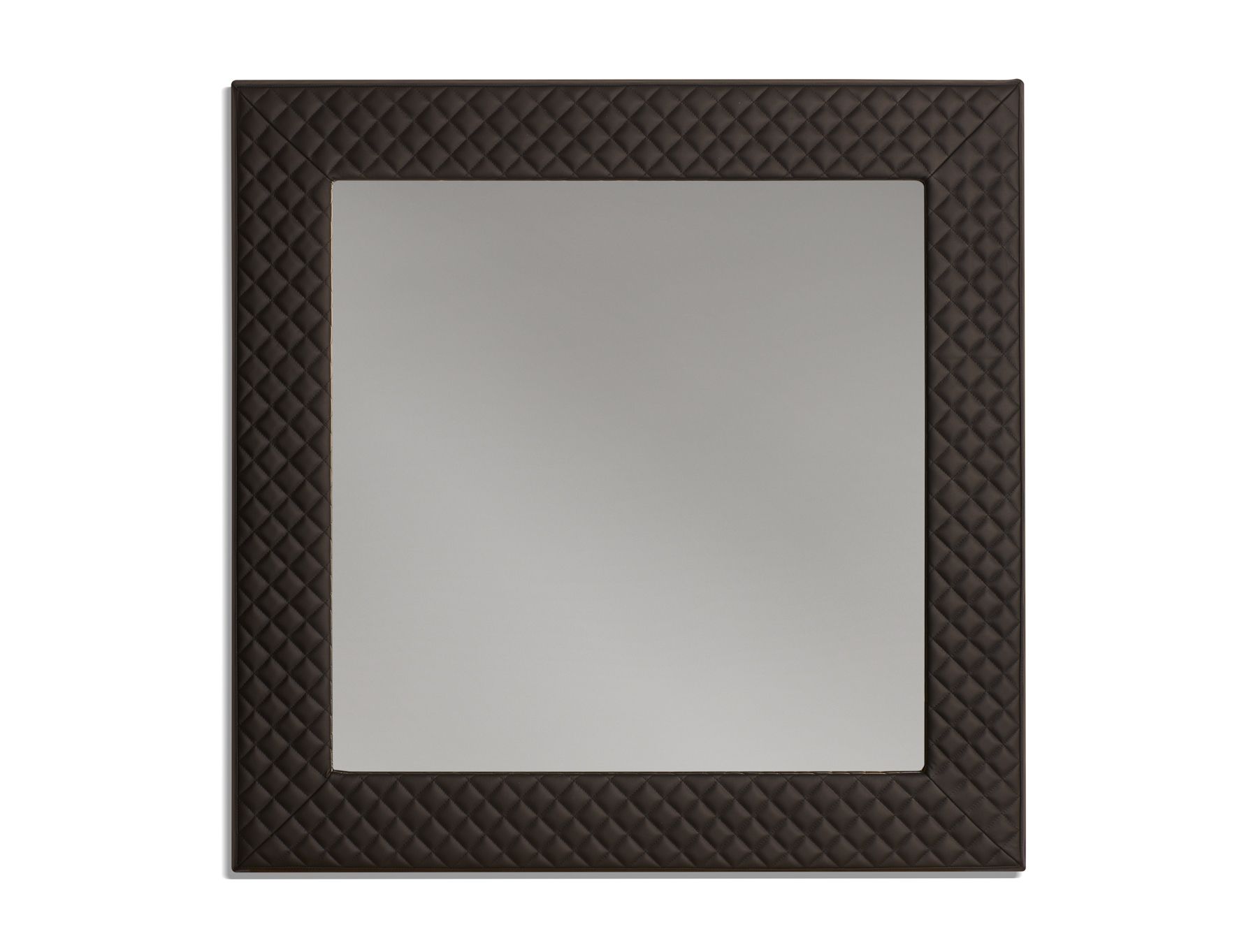 Квадратное настенное зеркало с кожаной рамкой EFORMA PRISMA ARCH-00058593