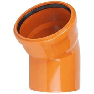 Отвод наружный 45 градусов 110 мм