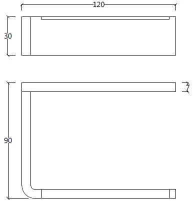 Water Evolution Держатель туалетной бумаги из хромированной латуни Deep sun-id-1393434 - Вид №2