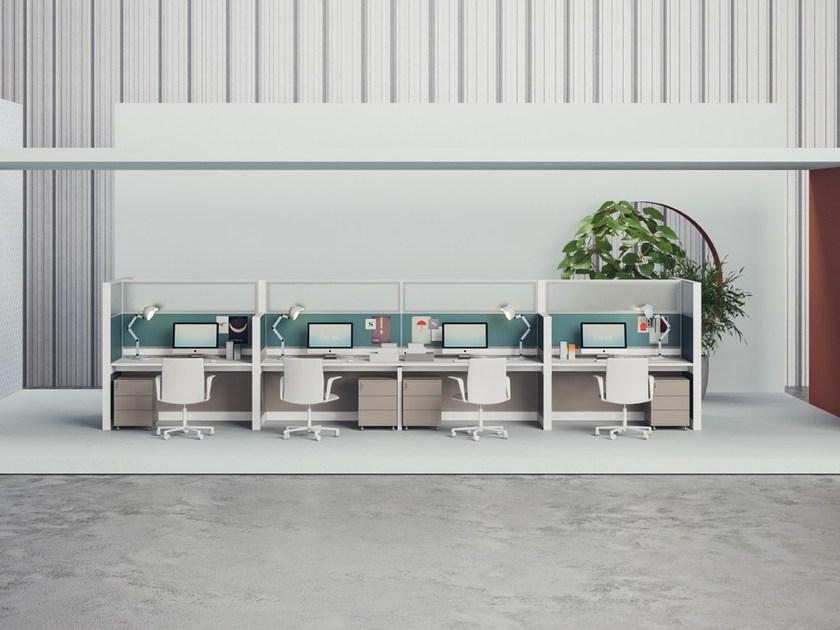 PROF Отдельностоящая модульная офисная перегородка из дерева Openwall sun-id-1512114 - Вид №11