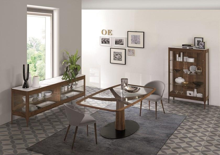 Oliver B. Прямоугольный стол из дерева и стекла Oliver b. casa sun-id-1515833 - Вид №1