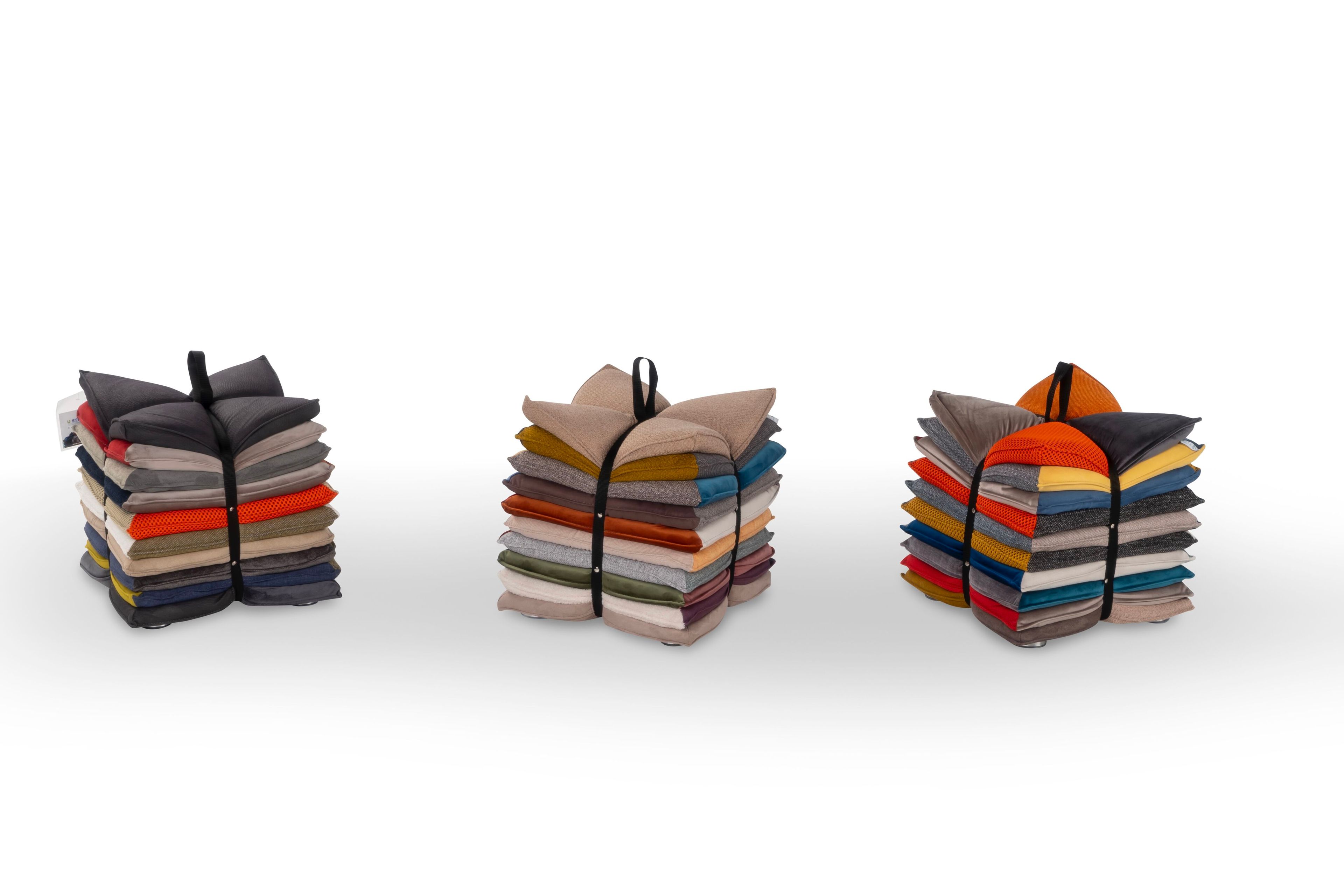 Квадратный пуф из ткани Calia Italia Superior ARCH-00058836 - Вид №5