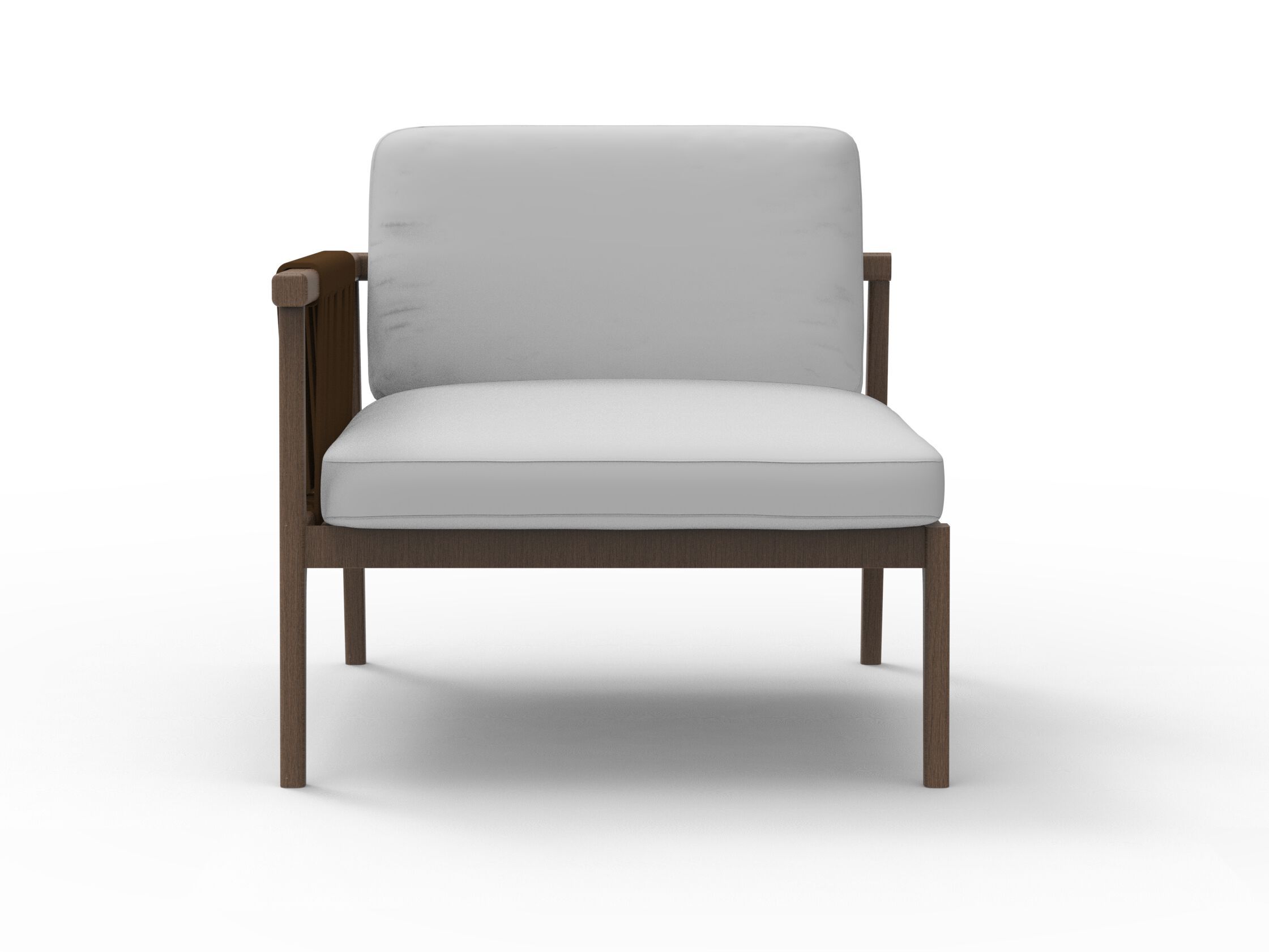 Терминальный модуль для садового дивана в iroko Rever Искья ARCH-00110744 - Вид №1