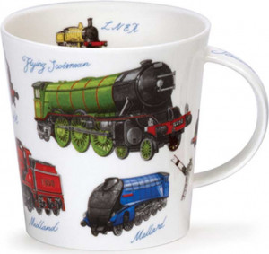 10583901 Dunoon Кружка Dunoon "Поезда.Кернгорм" 480мл Фарфор костяной