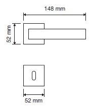 LINEA CALI' Ручка из латуни с накладкой Frida sun-id-1418397 - Вид №1