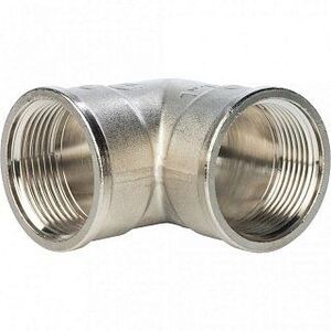 Угольник ВР 1 1/4" никель STOUT