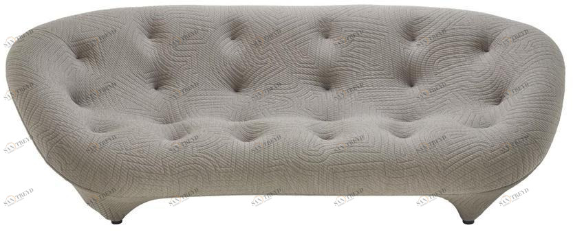 Ligne Roset Тафтинговый 3-местный диван из ткани Ploum 13170405