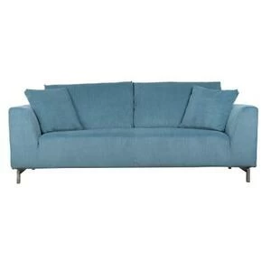 Диван Dragon Rib трехместный синий