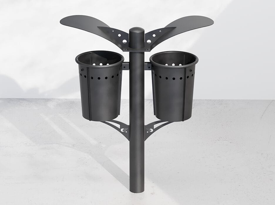 Открытый металлический подземный держатель для мусора DIMCAR ARCH-00054749 - Вид №1