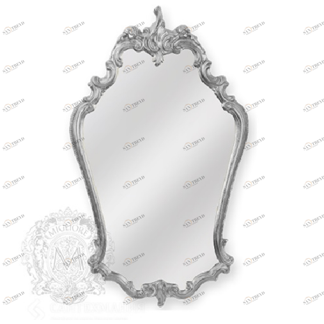 Зеркало фигурное MIGLIORE Complementi ML.COM-70.722, h95*L57*P5 см, серебро ML.COM-70.722.AG