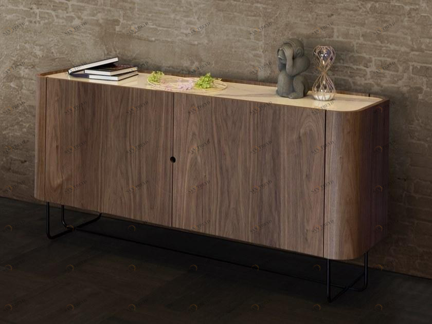 Natuzzi Комод деревянный с распашными дверцами sun-id-1442091