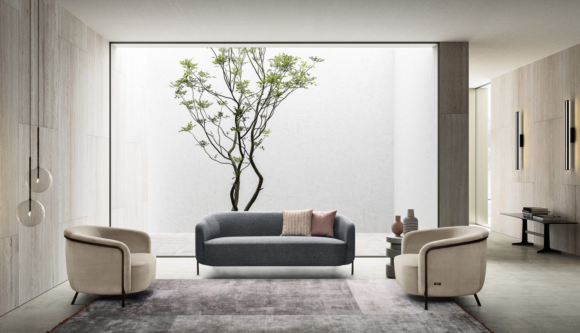 2-местный тканевый диван BODEMA Ring ARCH-00037346 - Вид №1