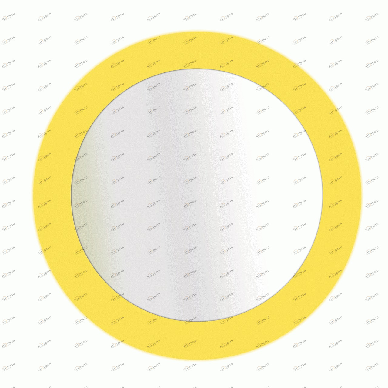 Зеркало круглое в желтой раме Sheer Sole BONESSI ДИЗАЙНЕРСКИЕ 117253 Желтый 