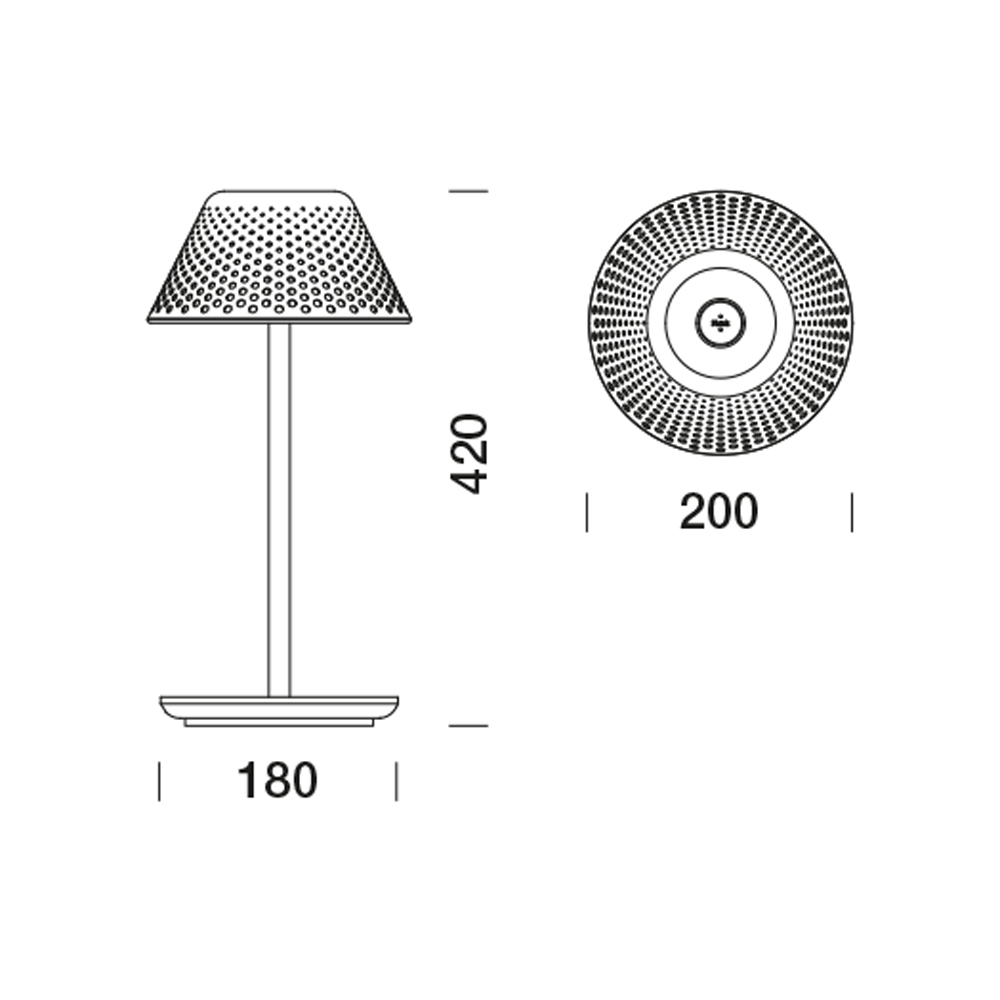 3256116.122 Настольная лампа Platek MESH Limited edition  MESH Limited edition - LED 3000K 87°  - Вид №10