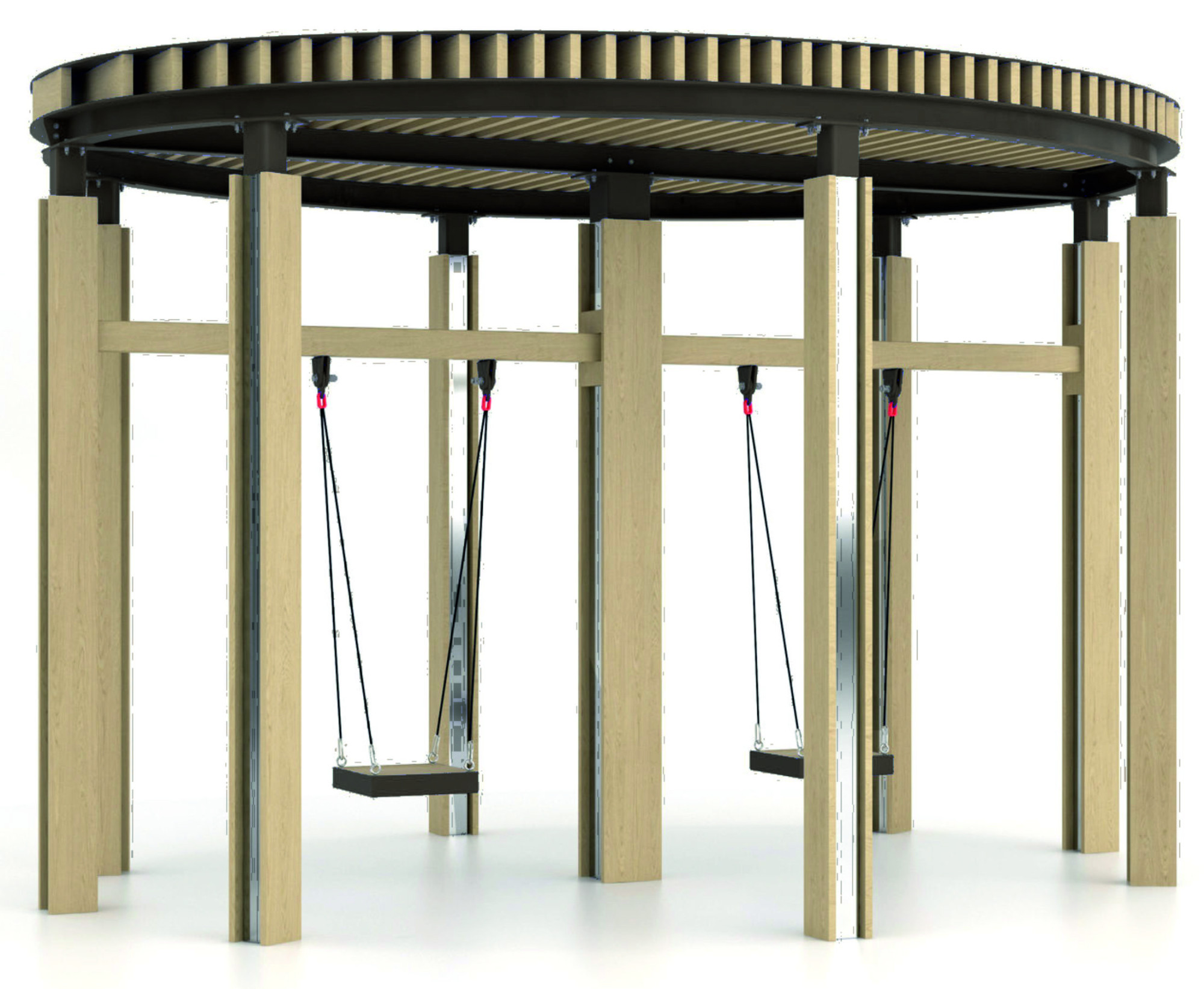 14493 ОРЕГОН City 02, качели городские с навесом LAB.Space 