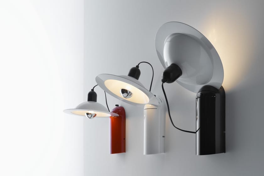 Регулируемый настенный светильник из АБС и алюминия In Stock Stilnovo ARCH-00129830 - Вид №1