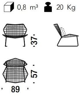 Moroso Кресло с переплетением из технополимерной проволоки Tropicalia sun-id-1481601 - Вид №12