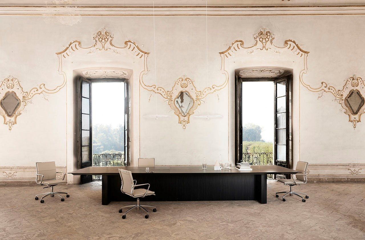 Офисное кресло с сетчатыми колесами с 5 спицами IOC project partners .NET ARCH-00125137 - Вид №1