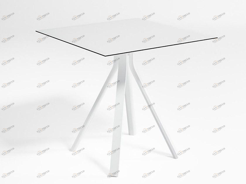 GANDIABLASCO Садовый стол квадратный с основанием 4 звезды Stack sun-id-1516506