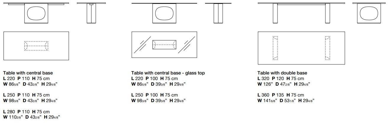 Kristalia Прямоугольный стол для гостиной Holo sun-id-1344450 - Вид №9