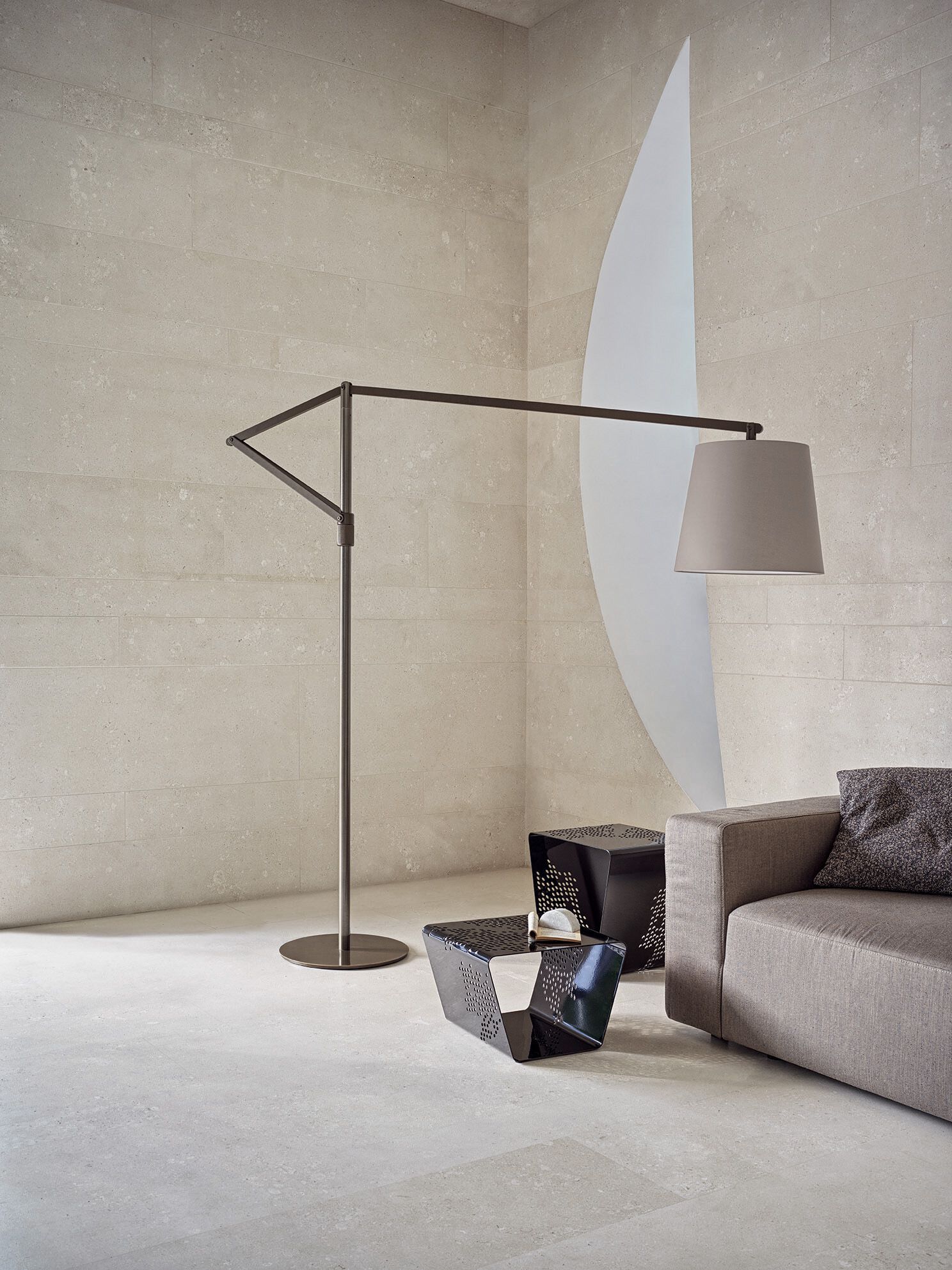 Регулируемая металлическая напольная лампа Bontempi Casa CLOE ARCH-00136524 - Вид №4