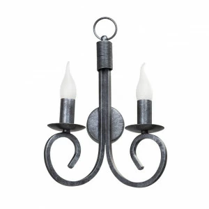 Бра настенное черное Vitaluce V1480/2A VITALUCE СВЕЧА 00-3931407 Черный