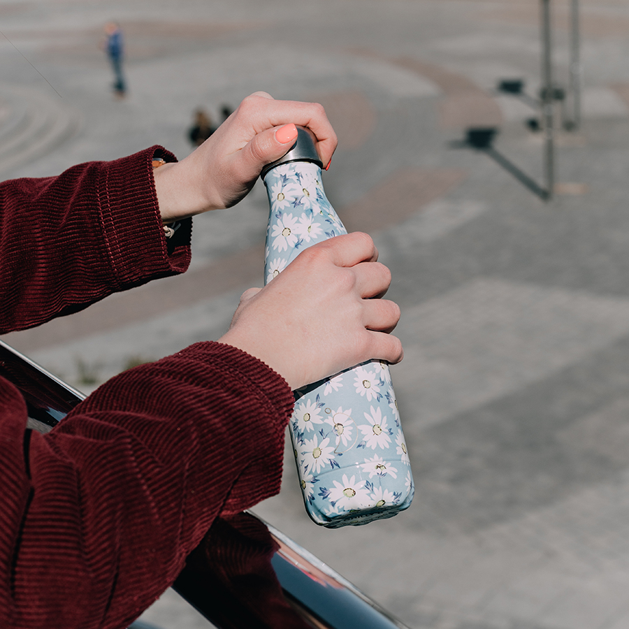 B500FLDAI Термос floral, daisy, 500 мл Chilly's Bottles  - Вид №1