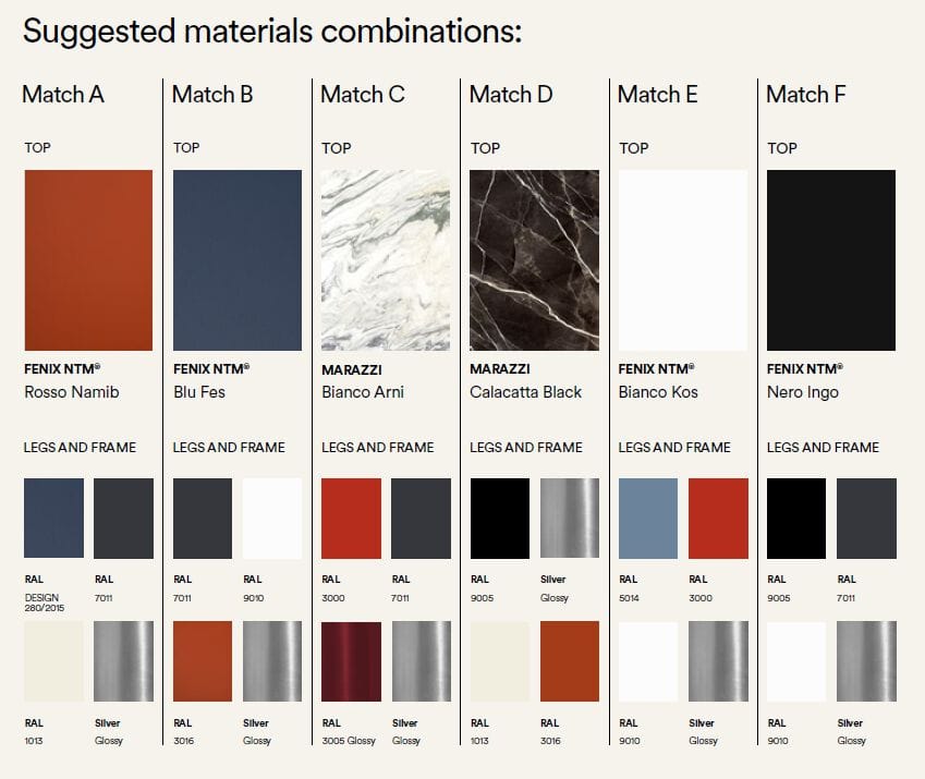 Стол для настольного тенниса из керамогранита и алюминия LAVA GAE ARCH-00043843 - Вид №22