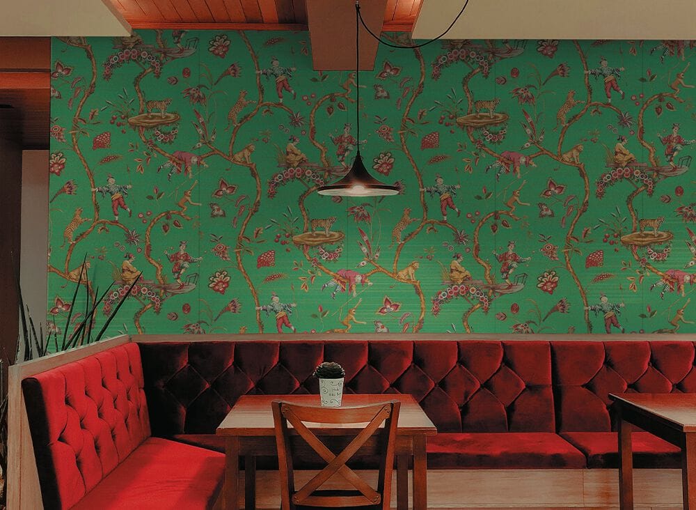 Нетканые обои с рисунком Jannelli&Volpi SCALAMANDRÉ ARCH-00091858 - Вид №1