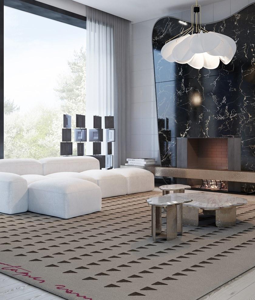 Tapis Rouge Прямоугольный коврик ручной работы Val camonica Tr 1719 - Вид №4