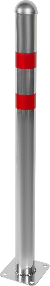 Парковочный столбик Santreyd стальной с светоотражающими полосами 89057042