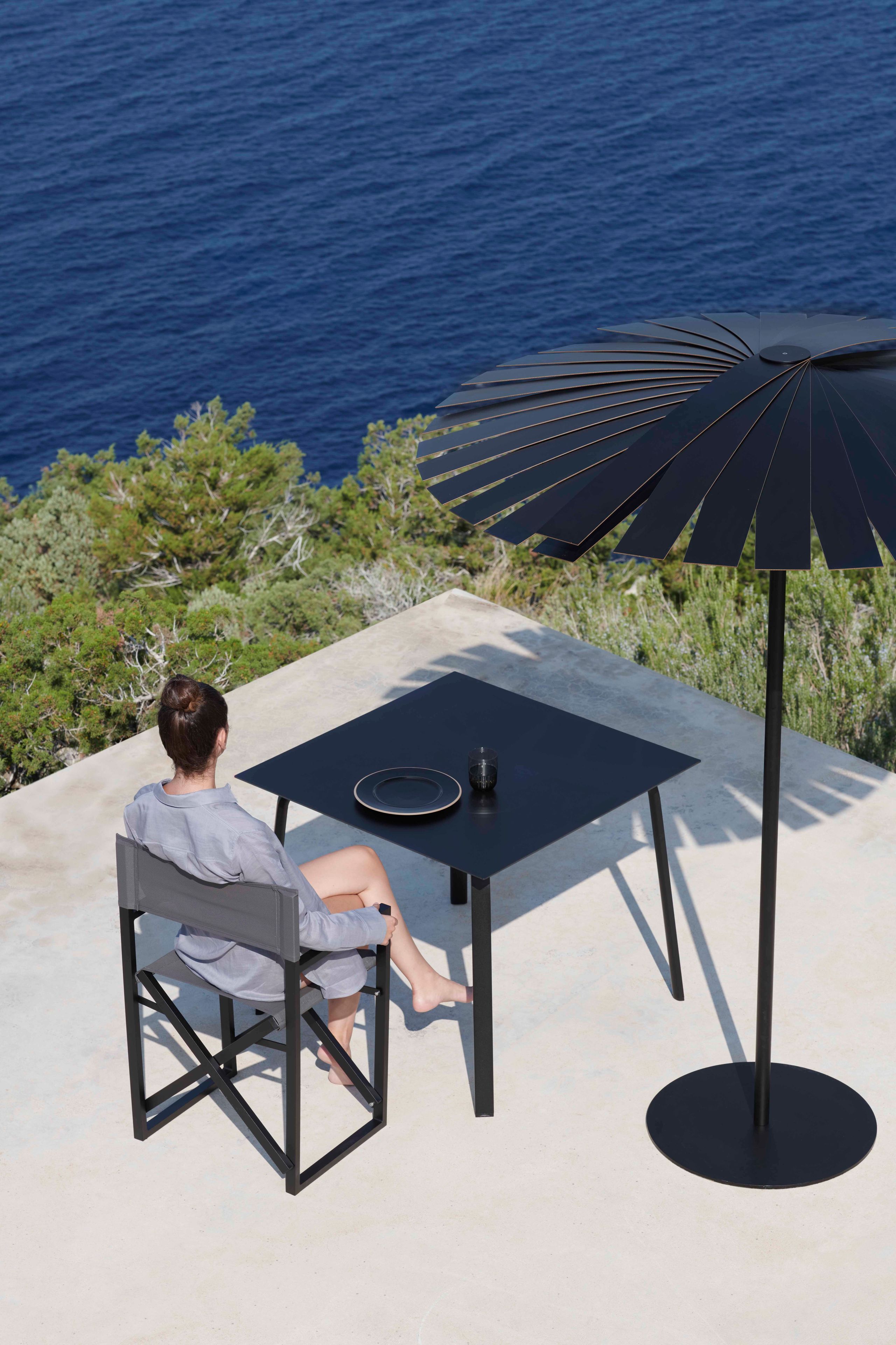 Термокрытый алюминиевый штабелируемый садовый стол GANDIABLASCO стек ARCH-00072935 - Вид №3