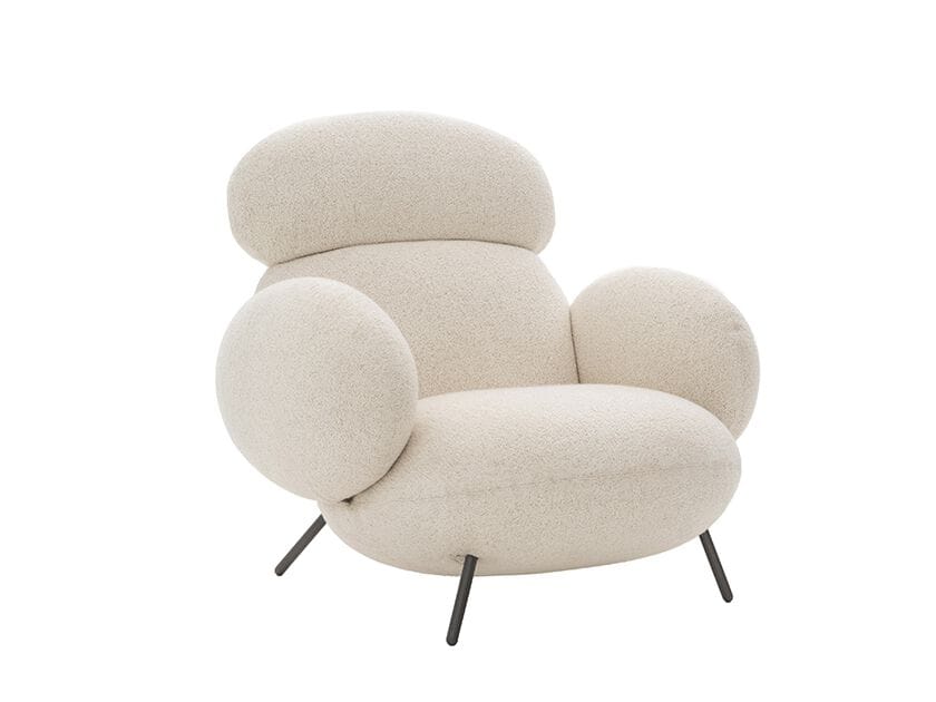 Тканевое кресло с подлокотниками HC28 maison PEBBLE ARCH-00128362