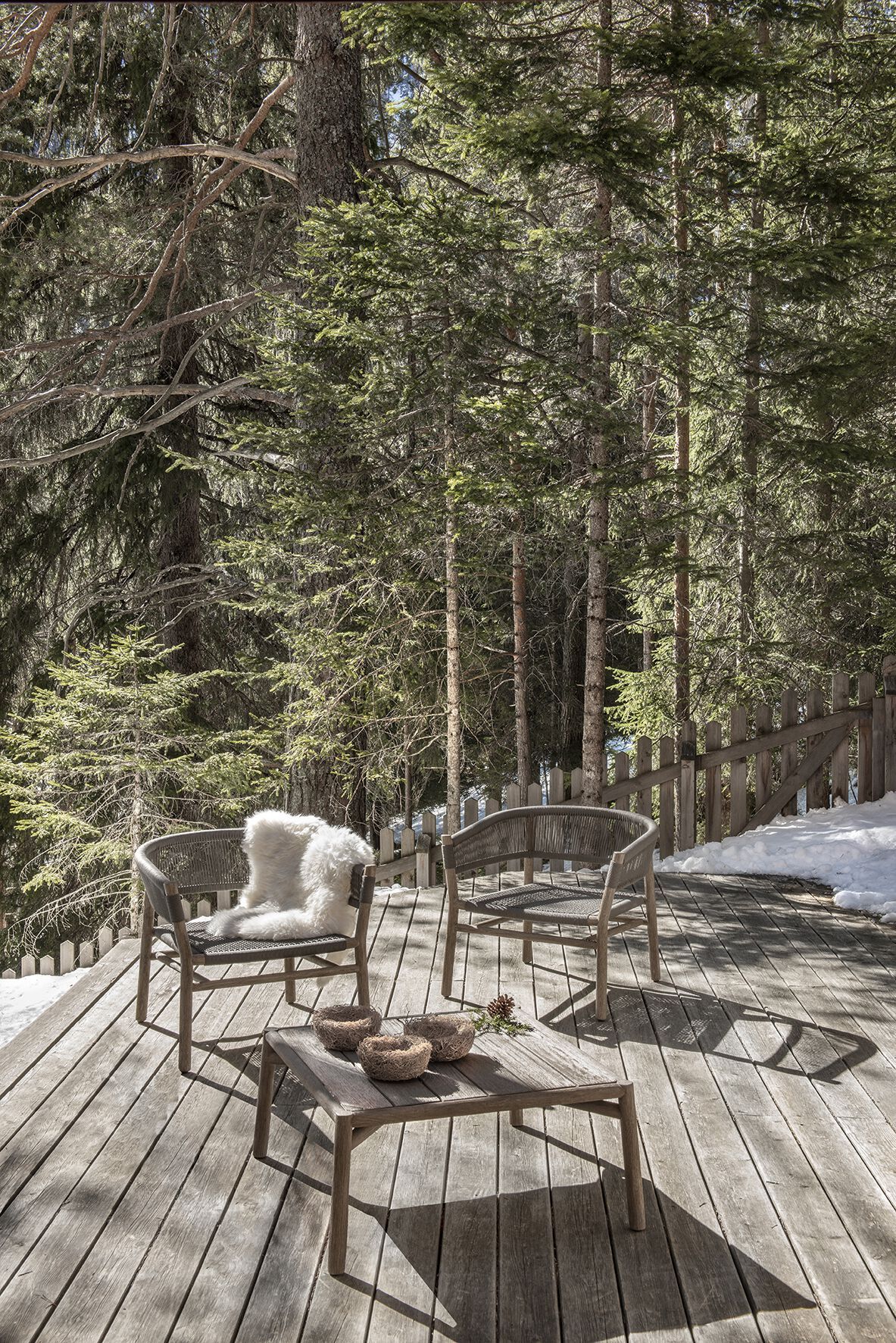 Веревочный садовый стул с подлокотниками Ethimo ARCH-00076587 - Вид №2