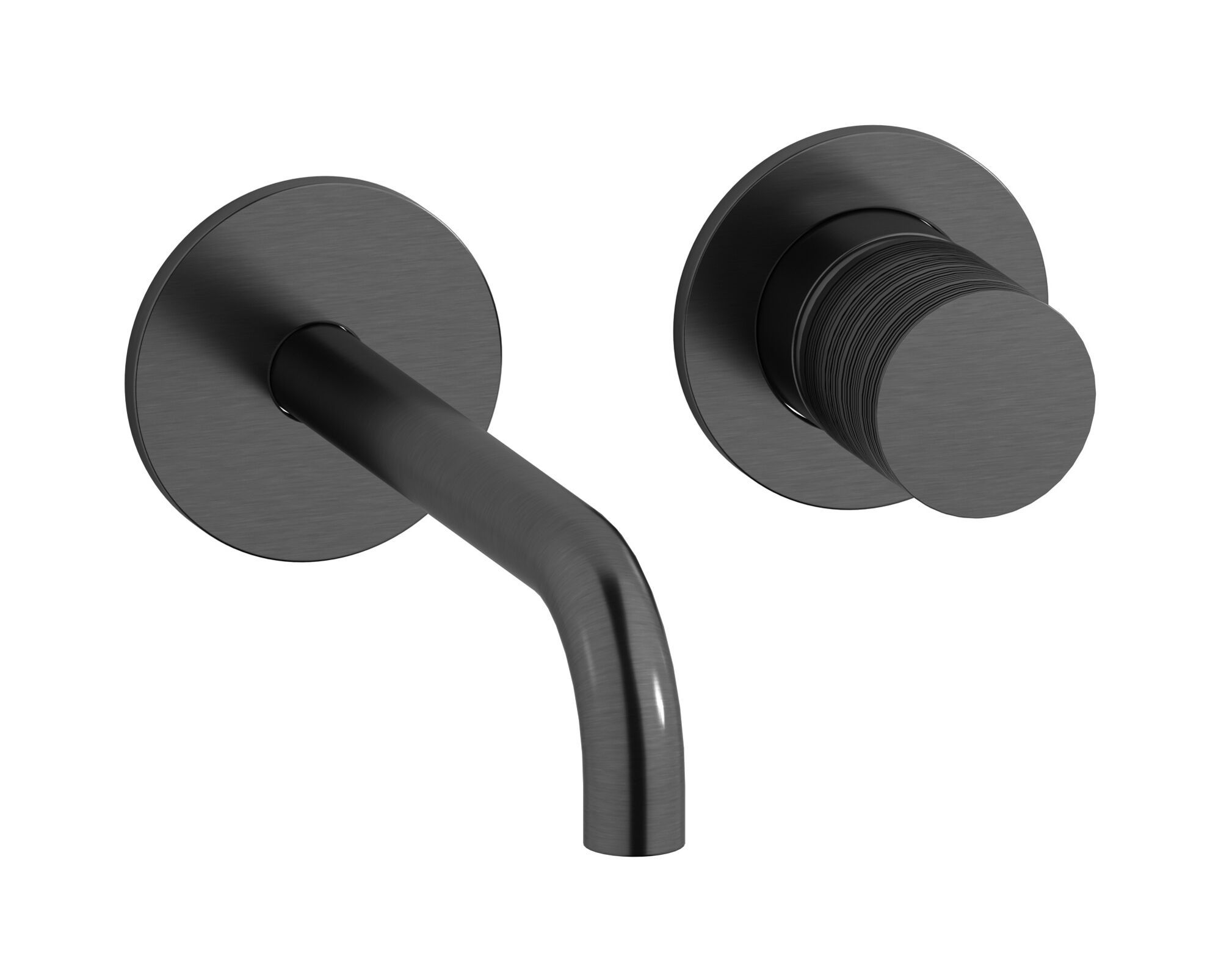 Смеситель для раковины с 2 отверстиями и автоматическим сливом IB винил ARCH-00142735 - Вид №3