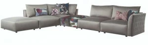 Roche Bobois Модульный угловой диван из ткани Globe trotter